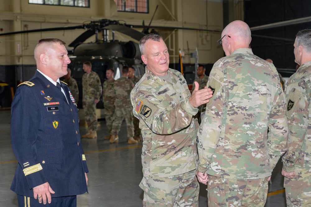 ARAC Reflagging and Patch Changing Ceremony