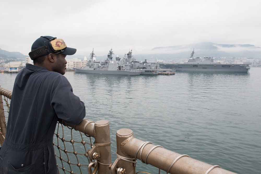 USS Ashland Returns to Sasebo, Japan