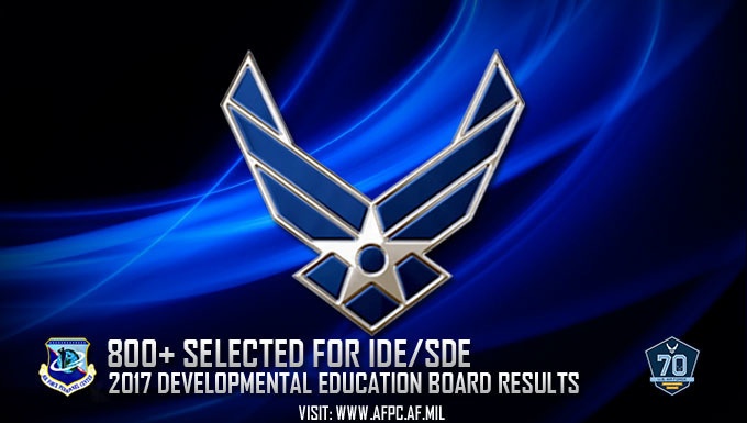 AF officer developmental education selection results released