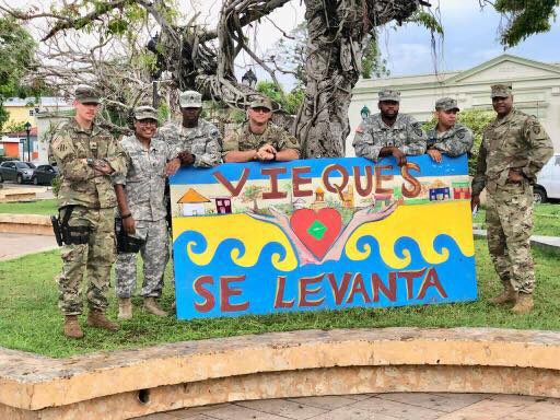 442nd Military Police Company on duty in Puerto Rico