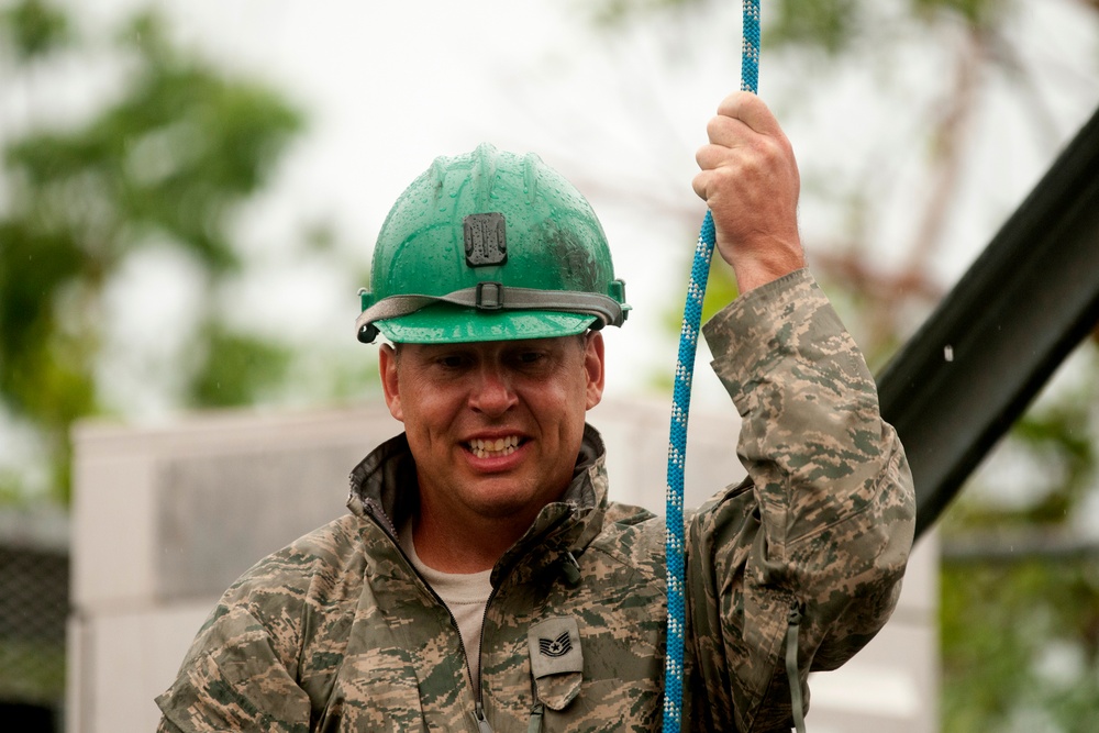 Buchanan Visits Keesler Airmen Helping Puerto Rico Relief Efforts