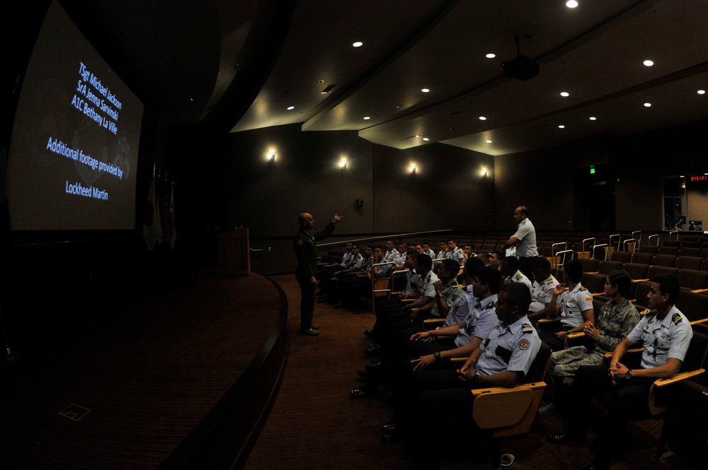 Latin American Cadets visit Thunderbolt Nation