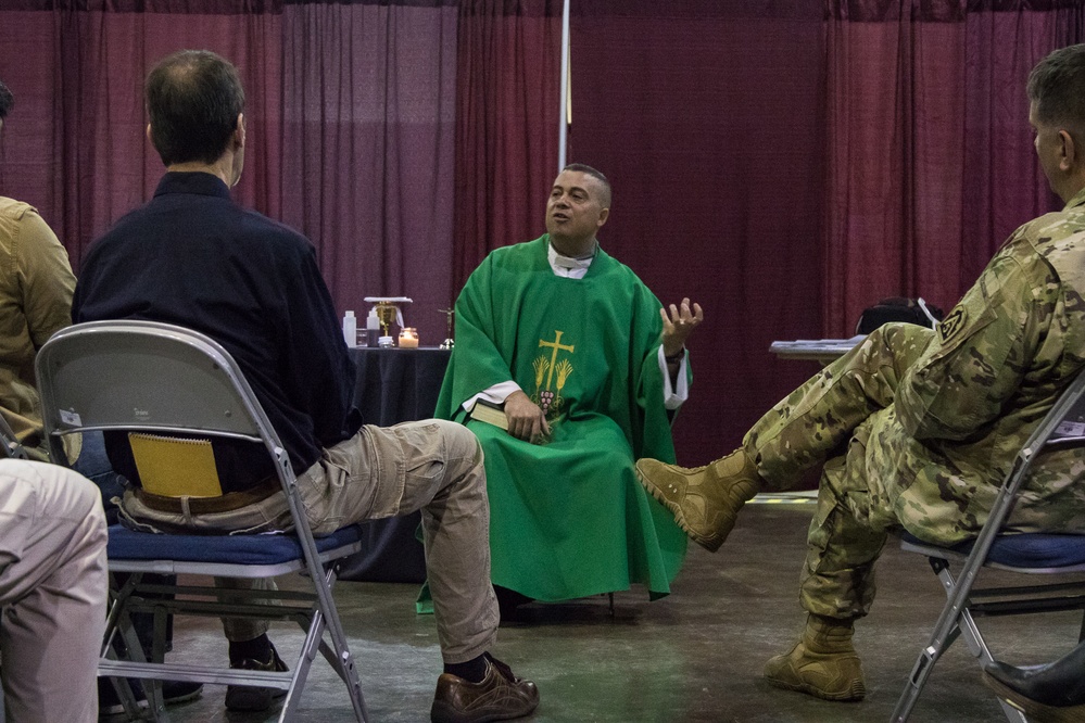Chaplain supporting mission in Puerto Rico