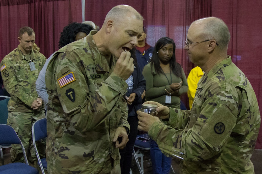 Chaplain supporting mission in Puerto Rico