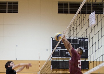 Kitanakagusuku International Friendship Association and Camp Foster compete in a Friendship Volleyball Event