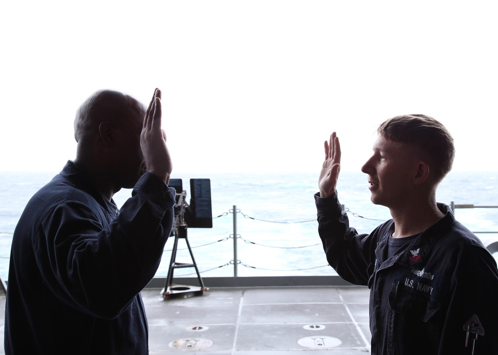 CVN 78/ GRF/ Reenlistment