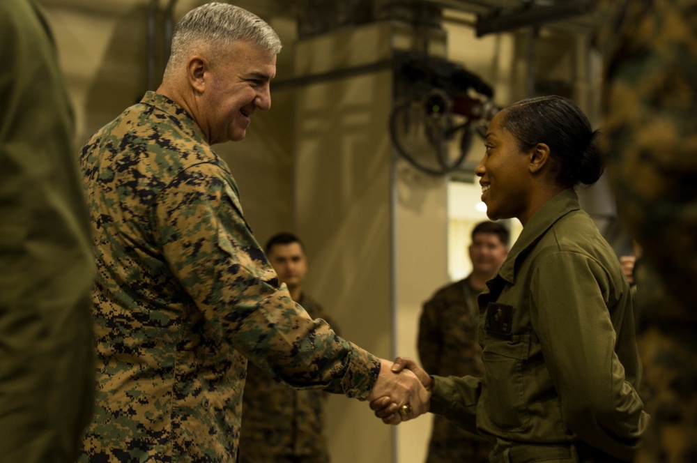 Assistant Commandant of the Marine Corps Visit