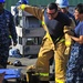 Sailors participate in Damage Control training.