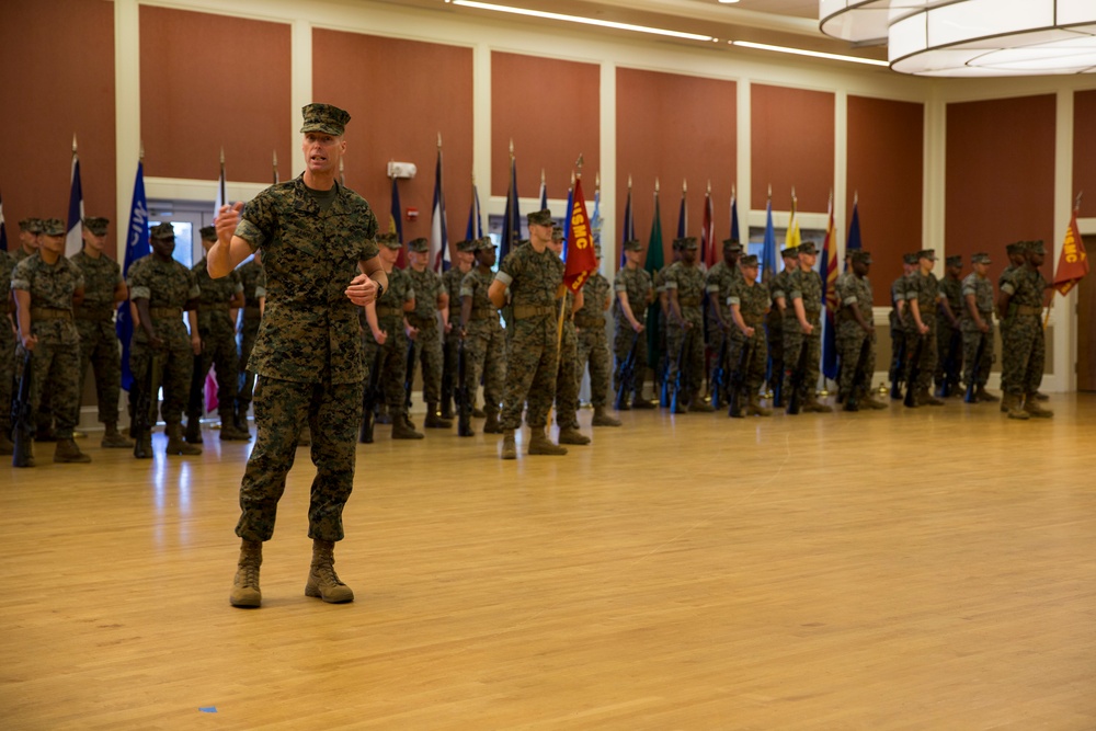 CLB-8 Relief and Appoinmtent Ceremony