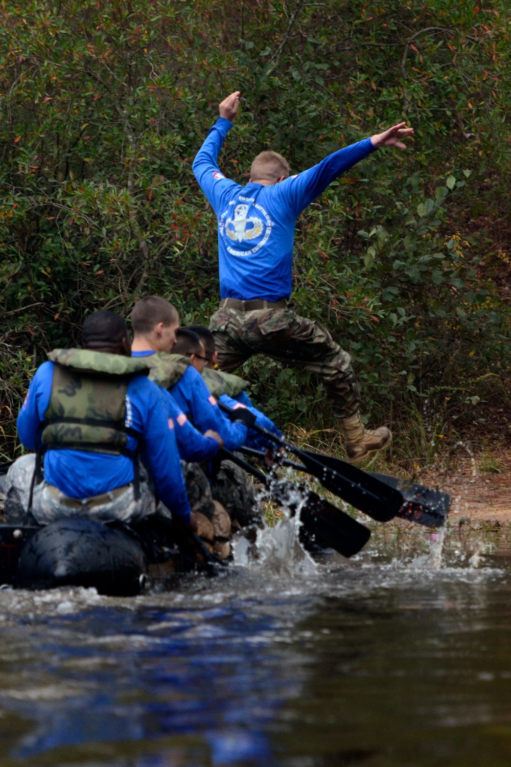 307th BEB Paratroopers commemorate Waal River crossing