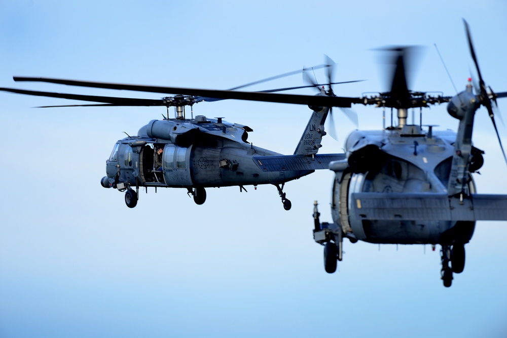 RAF Lakenheath: sky full