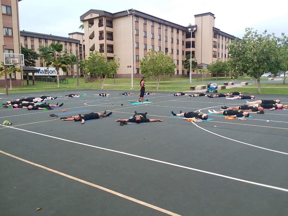 Yoga classes helping to put “Warriors at Ease”
