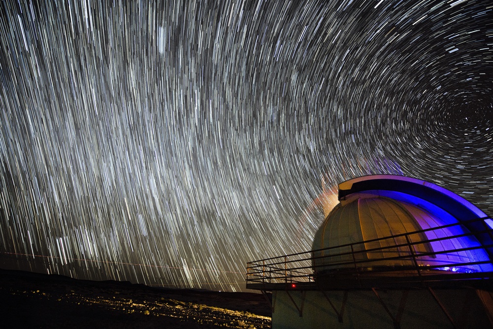 Star trails in Space Command