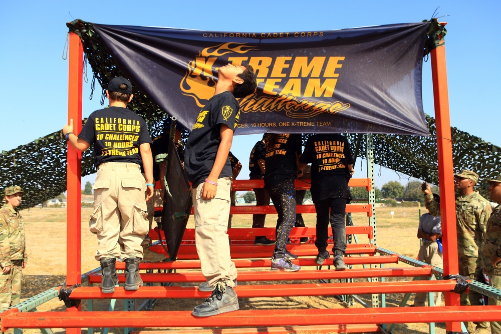 California Cadet Corps Cadets take on Xtreme Team Challenge