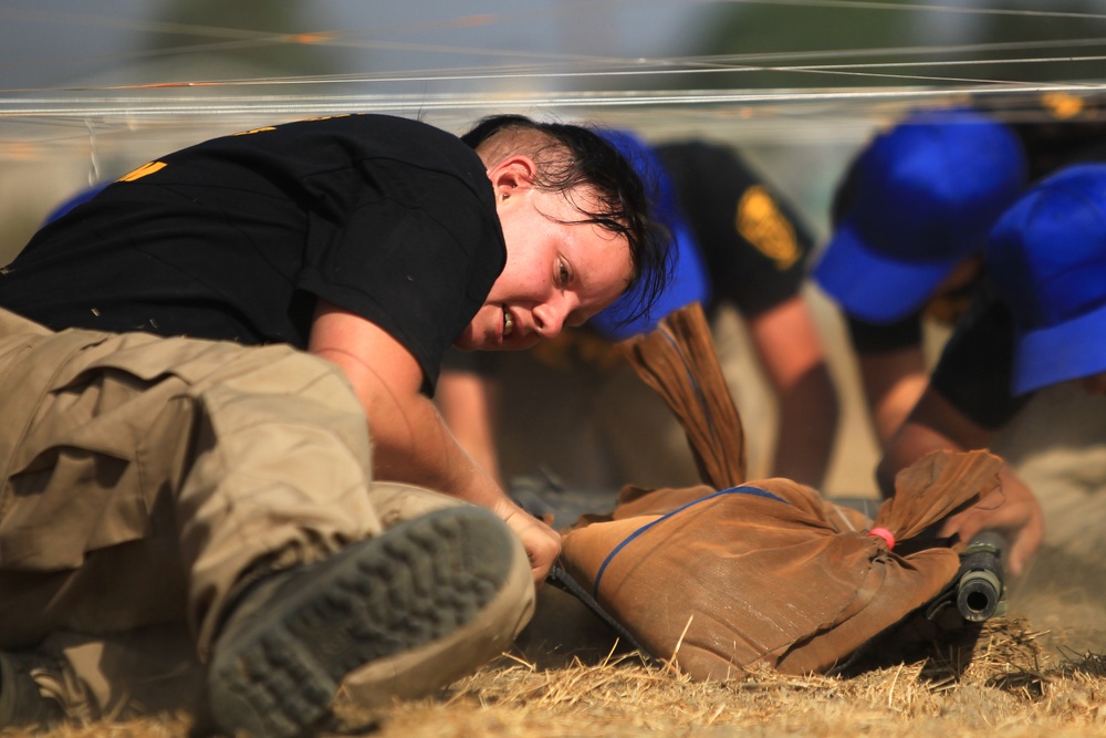 California Cadet Corps Cadets take on Xtreme Team Challenge