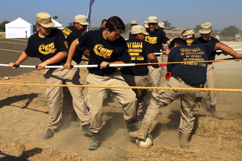 California Cadet Corps Cadets take on Xtreme Team Challenge