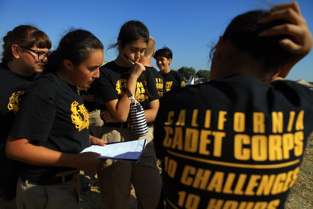 California Cadet Corps Cadets take on Xtreme Team Challenge