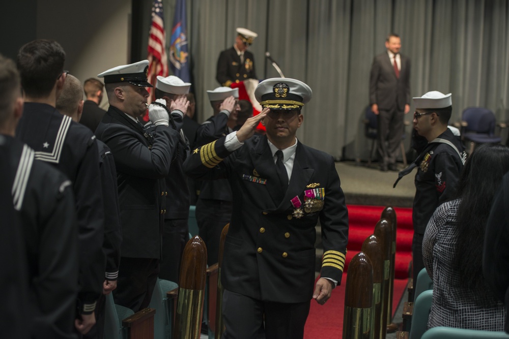 USS Michigan Gold Welcomes New Commanding Officer