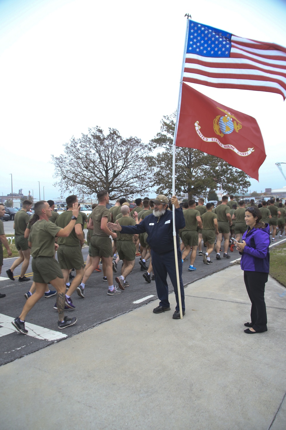 Cherry Point Marines run to celebrate 242nd Marine Corps birthday
