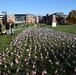 Ohio State Students Plant Flags For Veterans