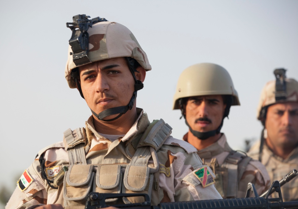 Iraqi Security Forces Conduct Live Fire Exercise, CJTF-OIR