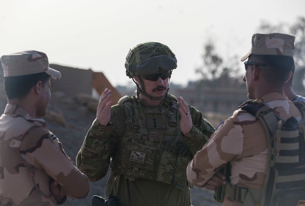 Iraqi Security Forces Conduct Live Fire Exercise, CJTF-OIR