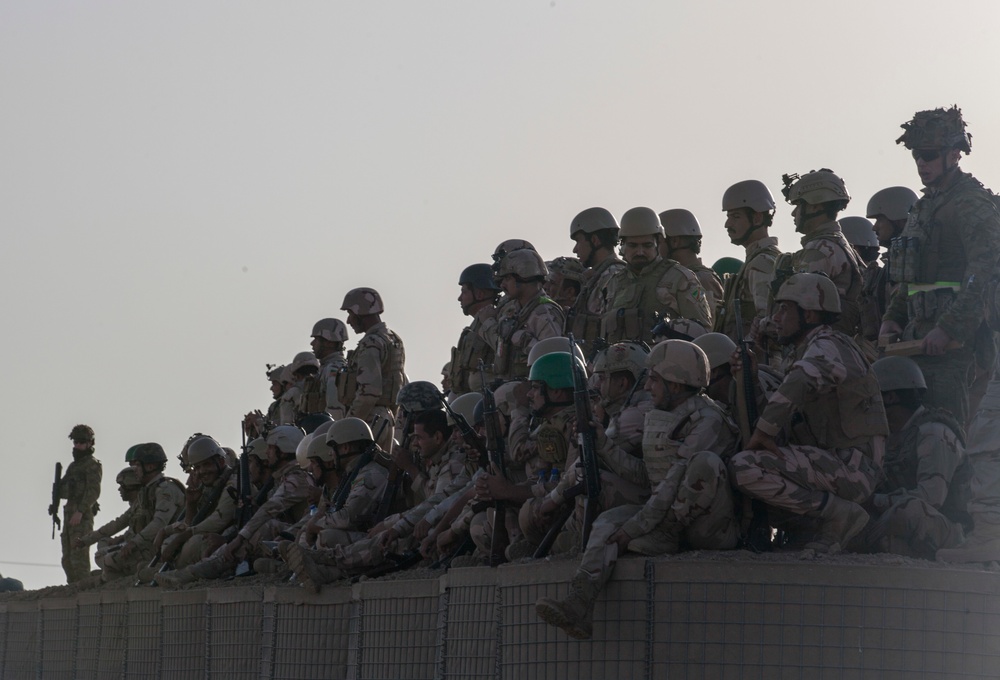 Iraqi Security Forces Conduct Live Fire Exercise, CJTF-OIR