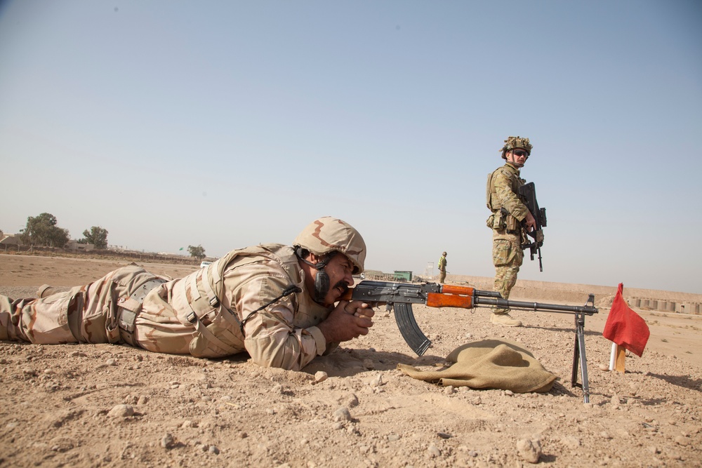 Iraqi Security Forces Conduct Live Fire Exercise, CJTF-OIR