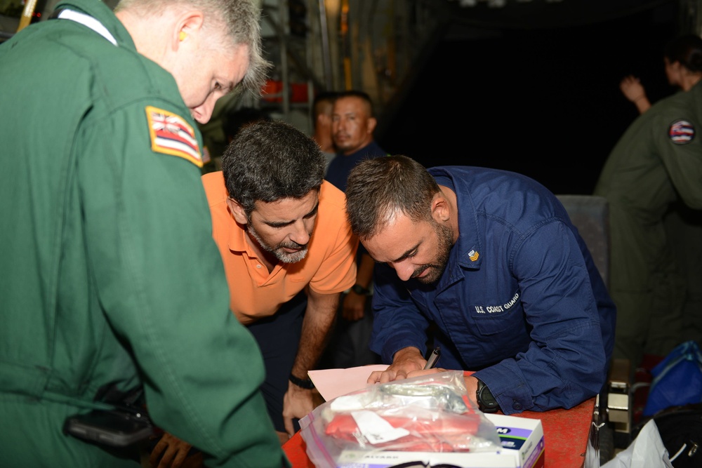 Coast Guard conducts long-range medevac for citizen of Ecuador from remote Pacific