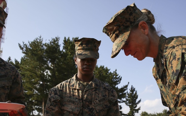 Okinawa Marines celebrate 242nd Marine Corps Birthday in Korea