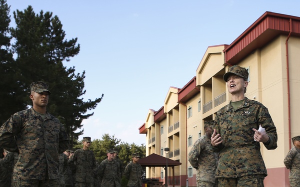 Okinawa Marines celebrate 242nd Marine Corps Birthday in Korea