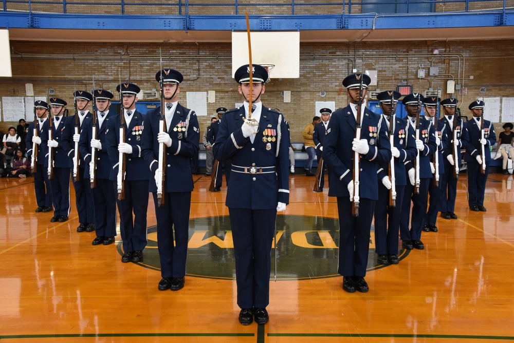 DVIDS Images United States Air Force Drill Team performs for John