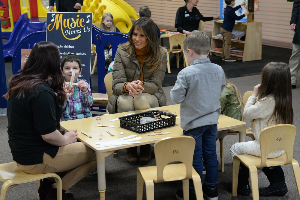 FLOTUS visits JBER