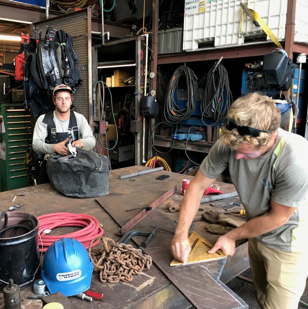 Responders prepare gear for Pacific Paradise wreck removal efforts