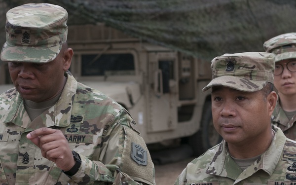 USFK Leadership, Ground Component Commander visit I Corps at Warfighter 18-2