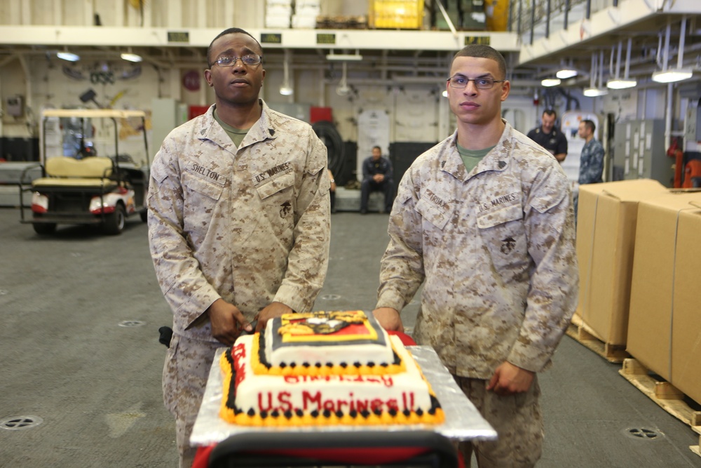 15th MEU Marines celebrate Marine Corps birthday