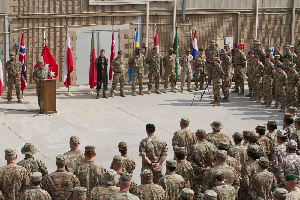 CJTF-OIR Commemorates Remembrance and Veteran's Day