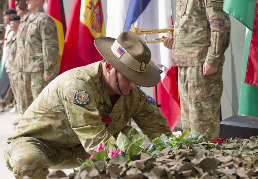 CJTF-OIR Commemorates Remembrance and Veteran's Day