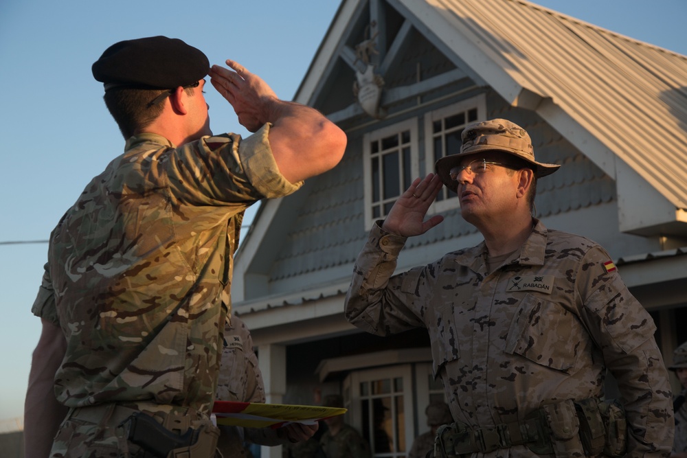 Task Force Besmaya celebrates Spanish National Day - CJTF-OIR