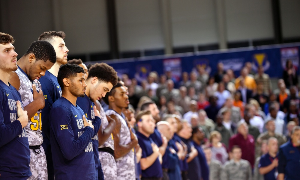 Aggies rout Mountaineers 88-65 in Armed Forces Classic