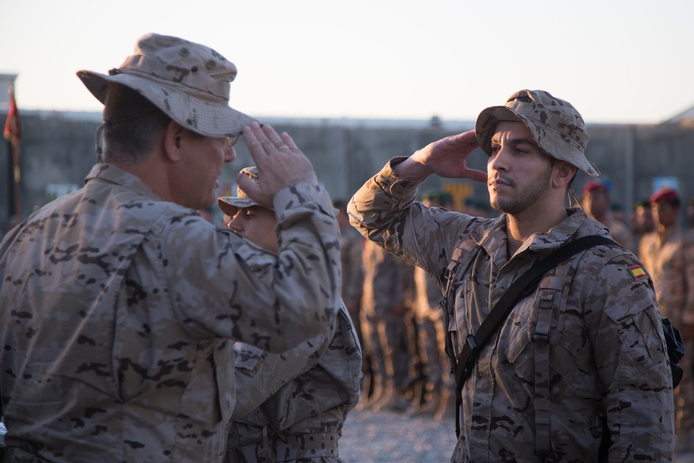 Task Force Besmaya celebrates Spanish National Day - CJTF-OIR