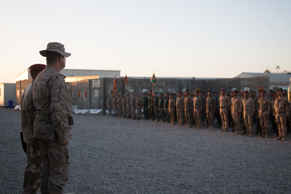 Task Force Besmaya celebrates Spanish National Day - CJTF-OIR