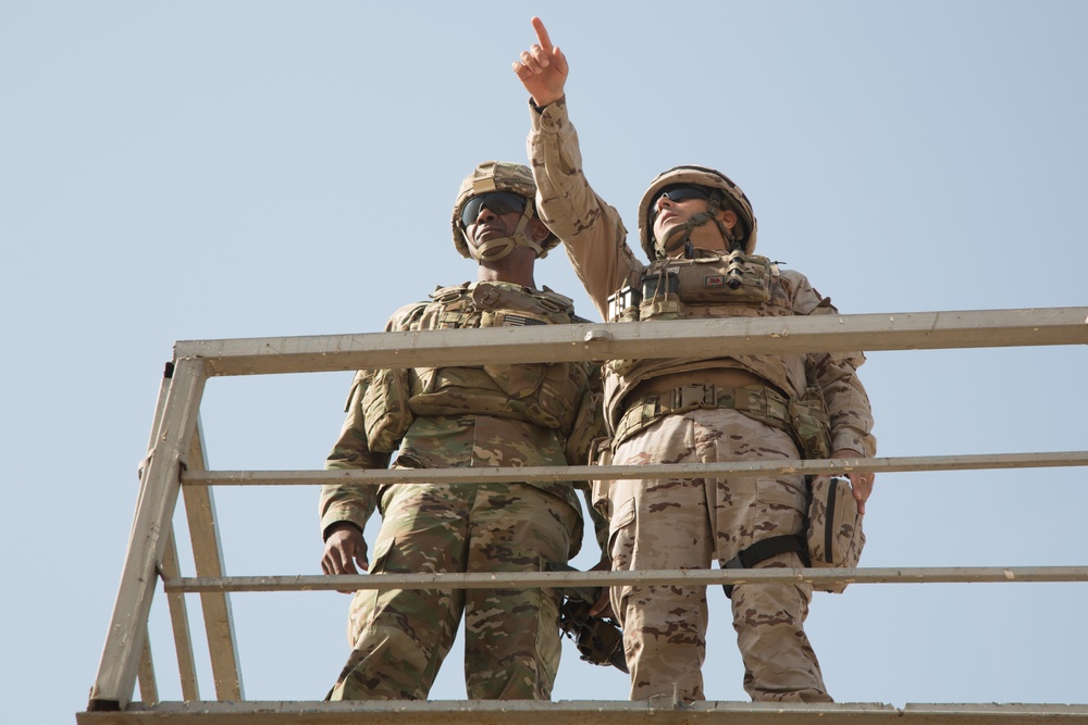 Command Sgt. Maj. Crosby Visits Besmaya - CJTF-OIR