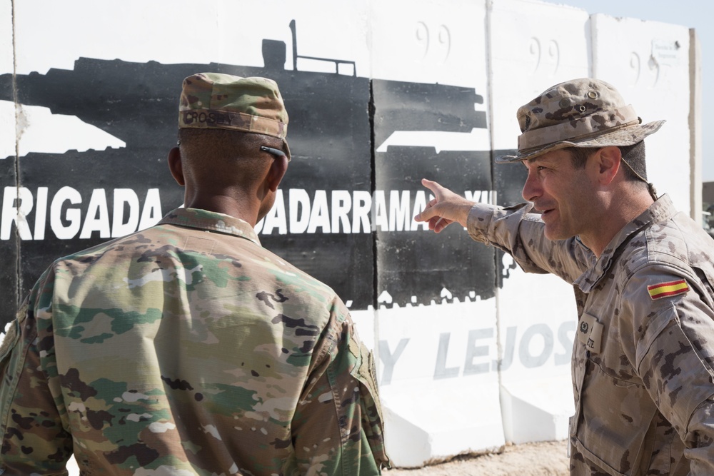 Command Sgt. Maj. Crosby Visits Besmaya - CJTF-OIR