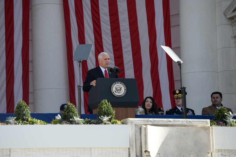 Vice President Mike R. Pence Veterans Day Wreath Laying