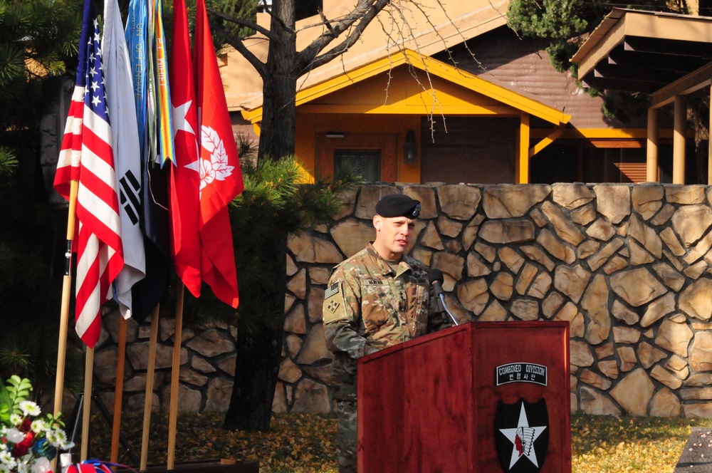 2 ID/RUCD hosts Veterans Day remembrance ceremony