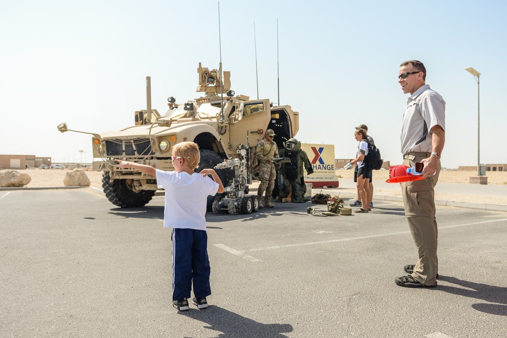 Fire Prevention Week begins at Al Udeid with a Touch-A-Truck event