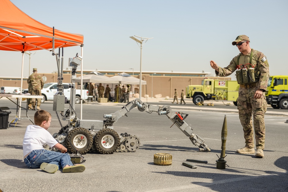 Fire Prevention Week begins at Al Udeid with a Touch-A-Truck event