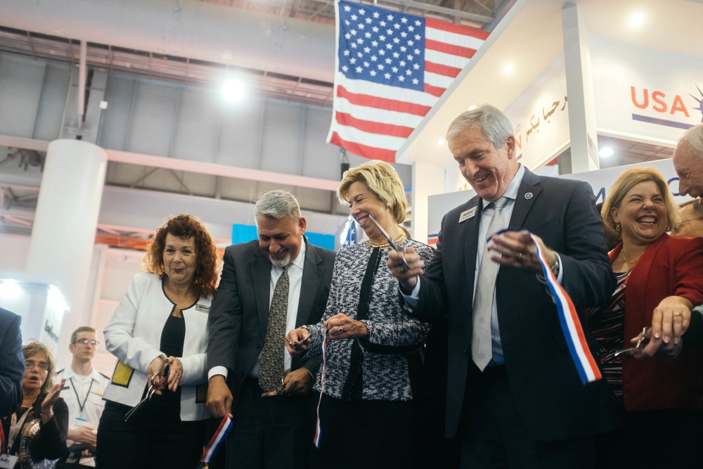 2017 Dubai Air Show USA Partnership Pavilion Ribbon Cutting Ceremony [ 5 of 5 ]