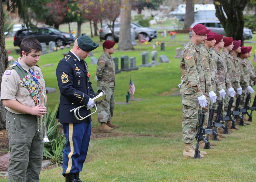Yelm Cemetary Veterans Day Ceremony